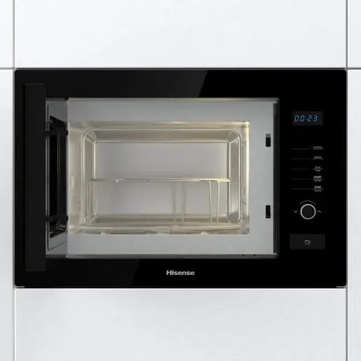 HISENSE MICRO-ONDE ENCASTRABLE 25L GRILL-ECRAN-NOIR HB25MOBX7G Hometech SA
