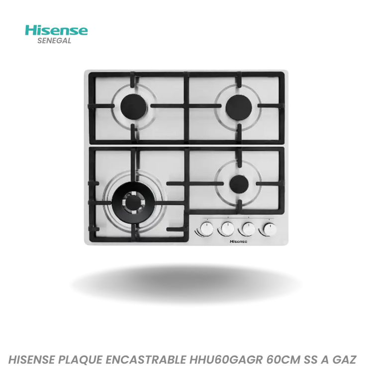 HISENSE PLAQUE ENCASTRABLE HHU60GAGR 60CM SS Hometech SA