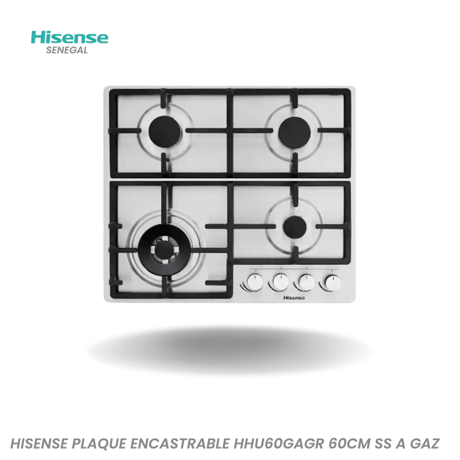 HISENSE PLAQUE ENCASTRABLE HHU60GAGR 60CM SS Hometech SA