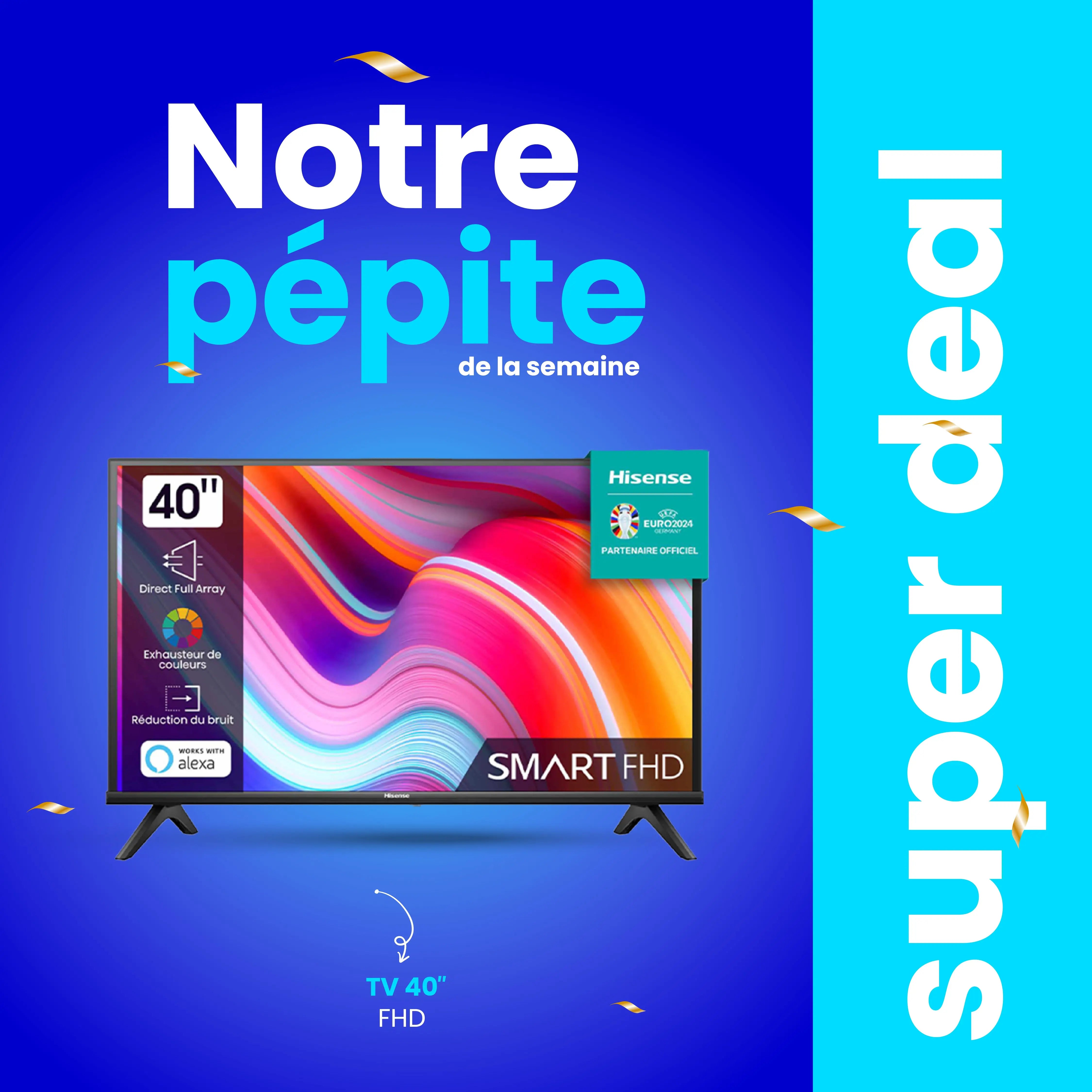 HISENSE TV 40A4K SMART VIDAA Hometech SA