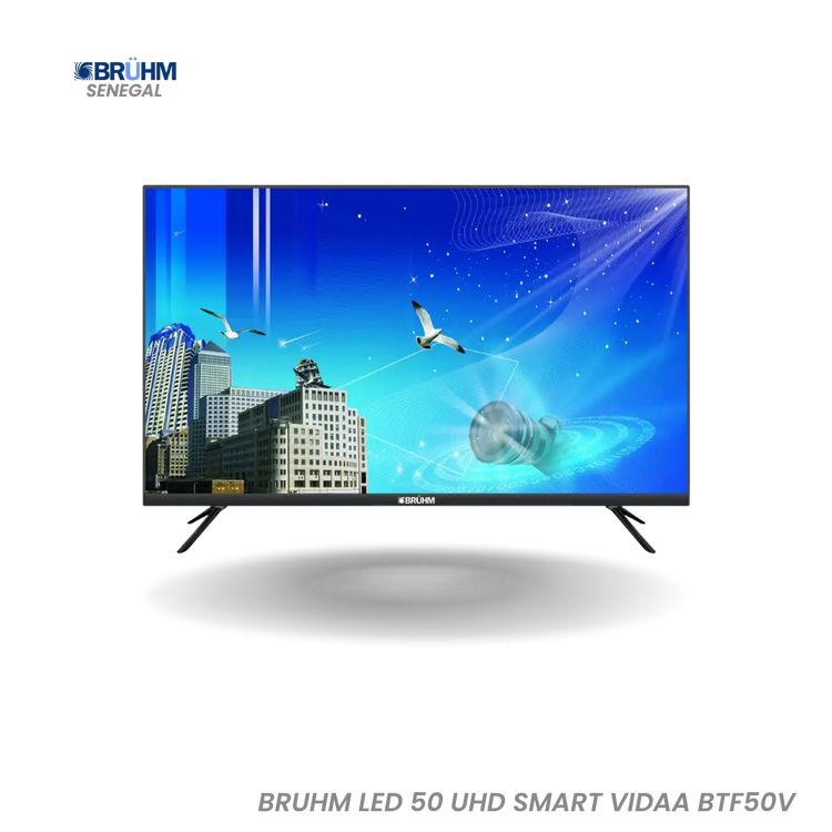BRUHM LED 50 UHD SMART VIDAA BTF-50V Hometech SA