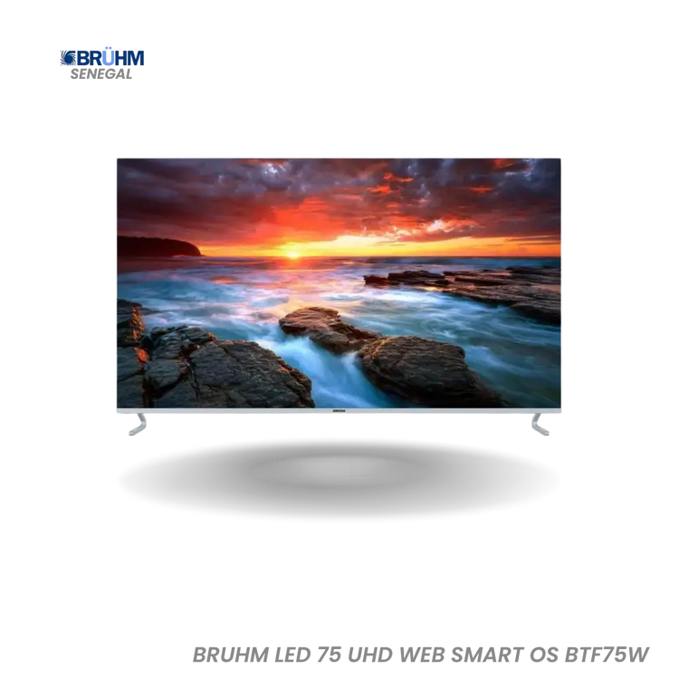 BRUHM LED 75 UHD WEB SMART OS BTF-75W Hometech SA