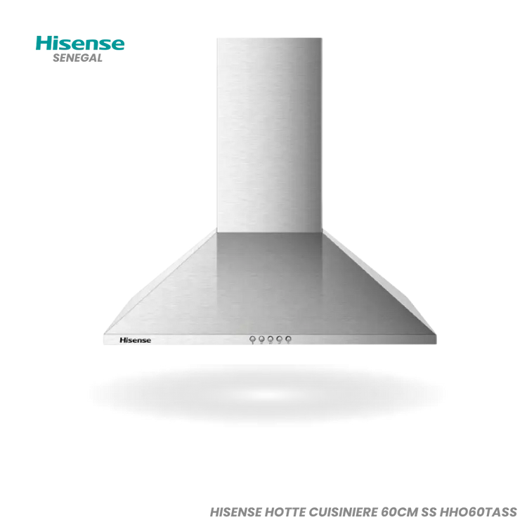 HISENSE HOTTE CUISINIERE 60CM SS HHO60TASS Hometech SA