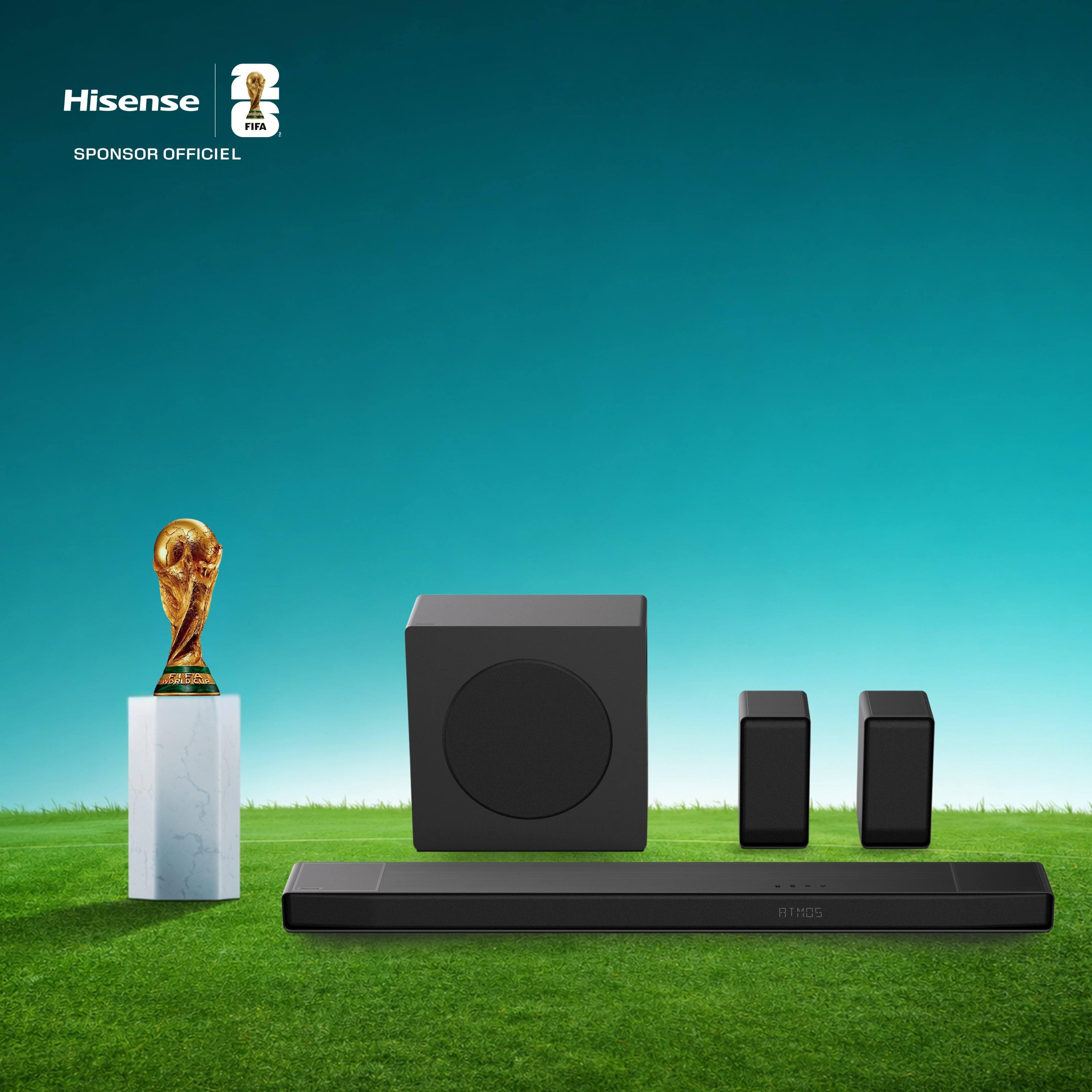 Barre De Son Hisense AX5140Q 5.1.4 600 Watts