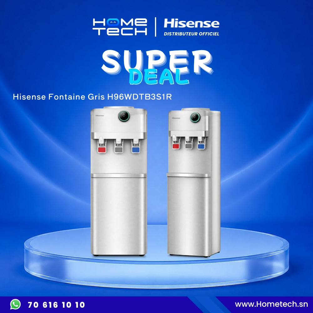 Hisense Fontaine Gris H96WDTS3S2R Avec Frigo