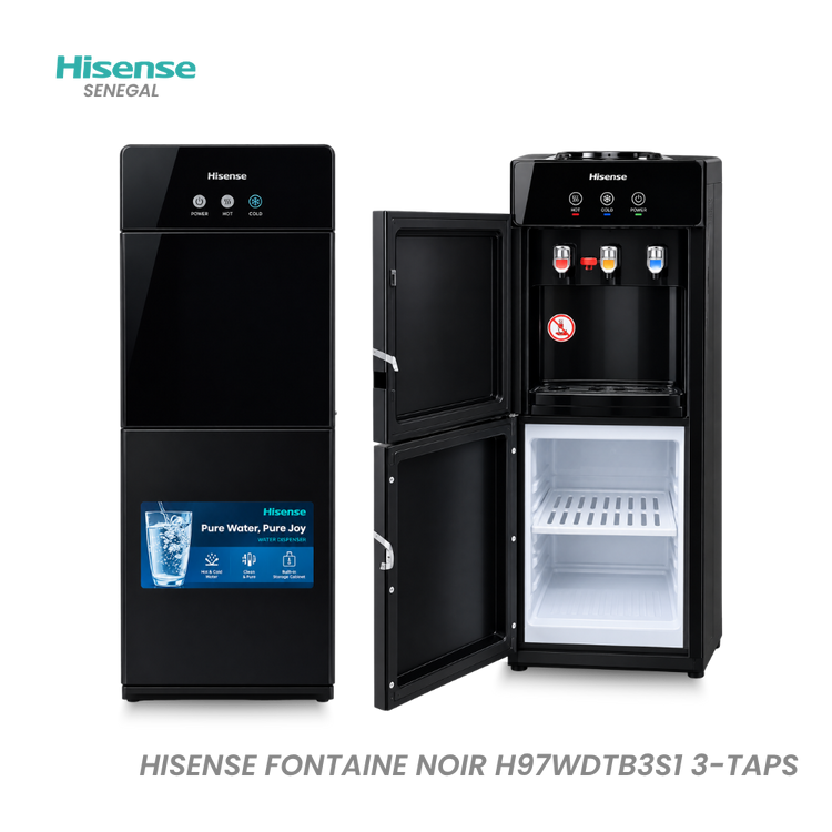 Hisense Fontaine Noir H97WDTB3S1 3 Taps