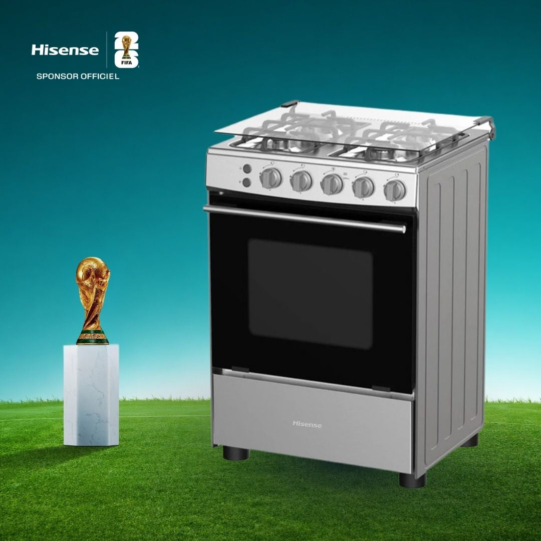 Hisense cuisinière à gaz 60*60 4Feux