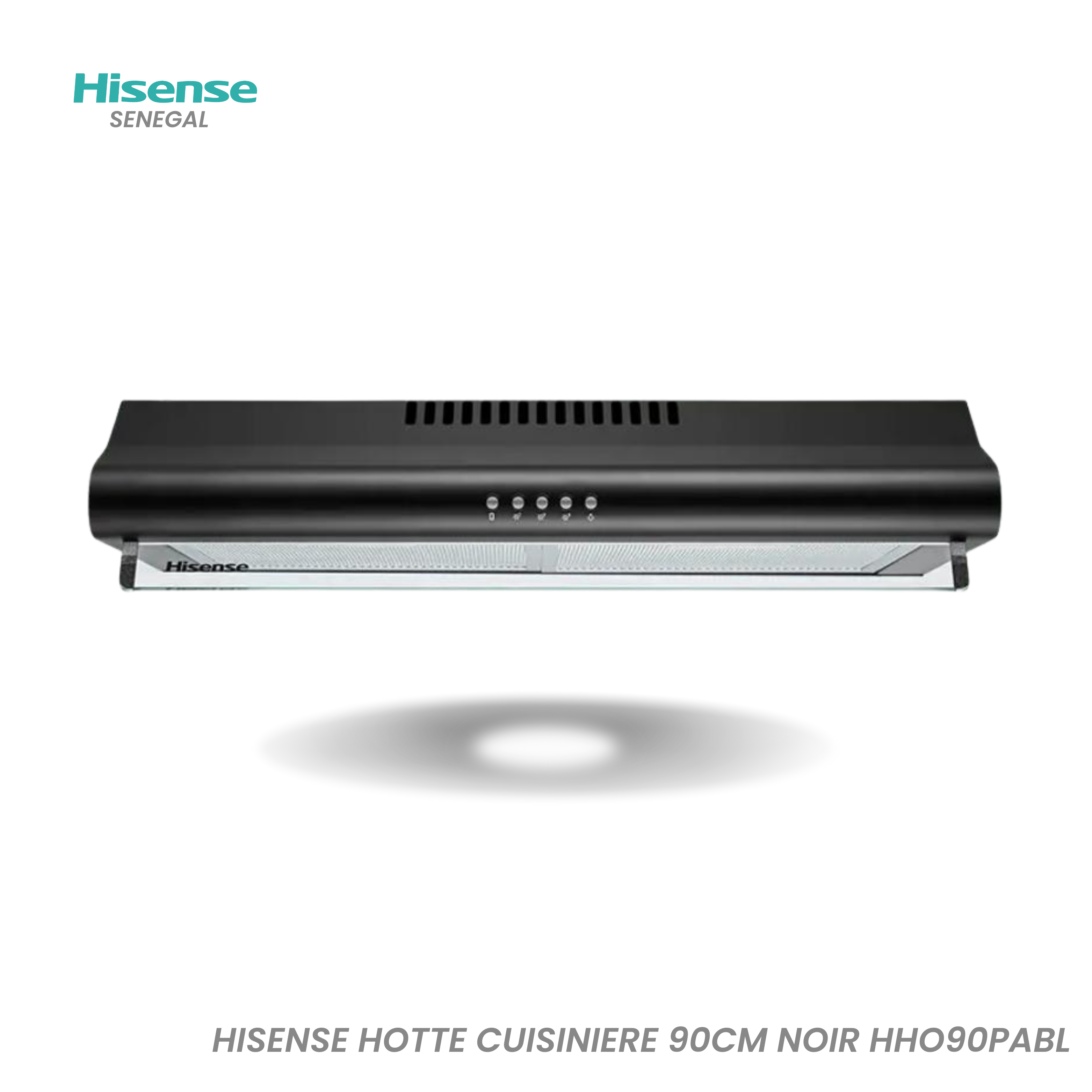 Hisense Hotte Cuisiniere 90CM Noir HHO90PABL