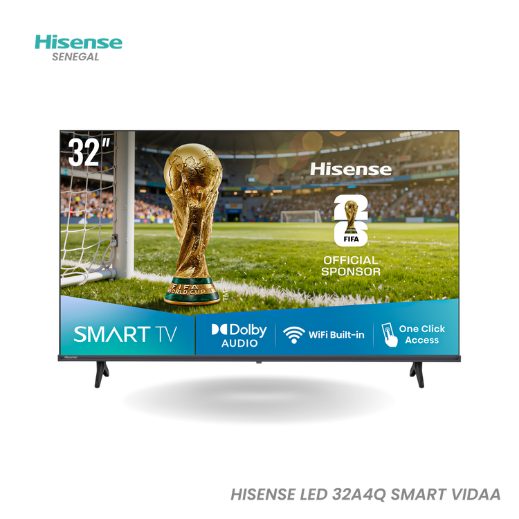 Hisense TV LED 32" Smart VIDAA - 32A4Q