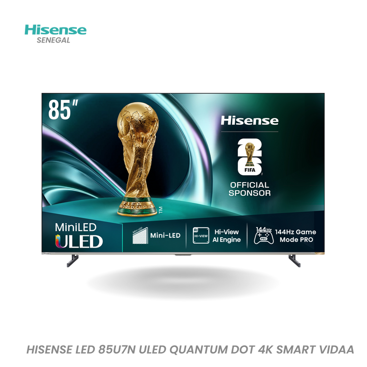 Hisense TV ULED 85" Mini-LED Pro 4K Smart - 85U7N