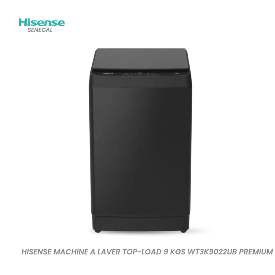 Hisense Machine A Laver TOP-LOAD 9 KGS WT3K9022UB Premium