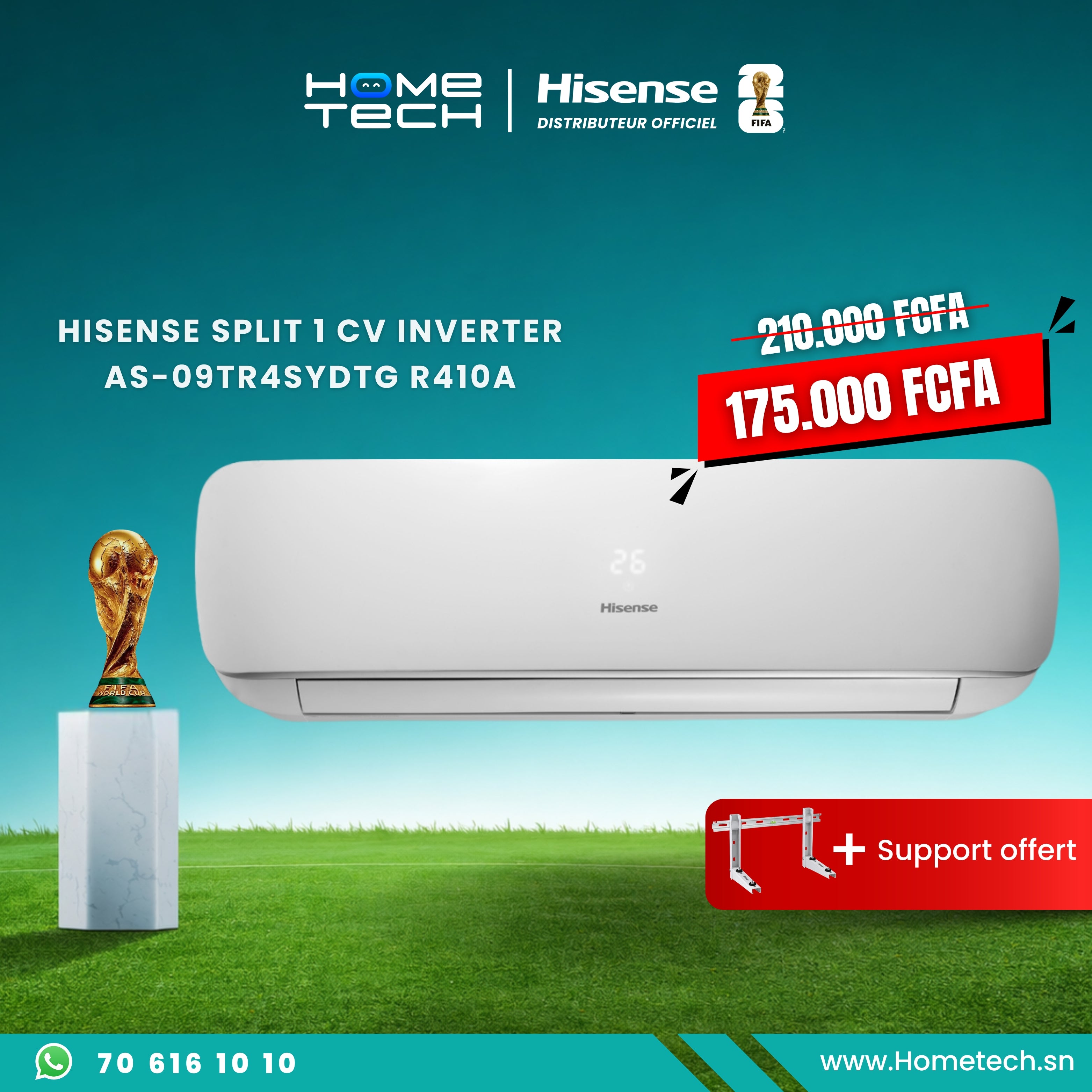 Hisense Split Inverter 1 CV - AS-09TR4SYDTG
