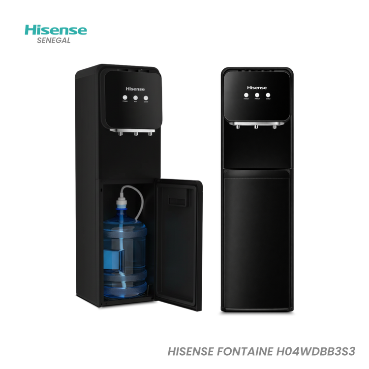 Hisense Fontaine Noir H04WDBB3S3 Cache Bouteille