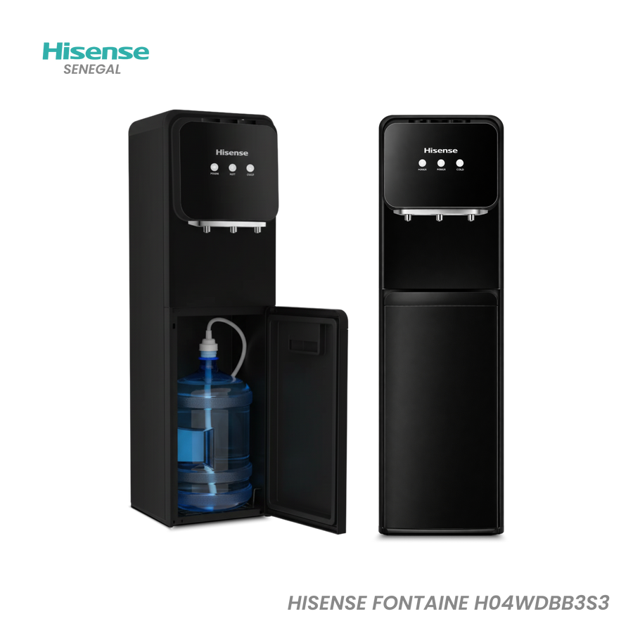 Hisense Fontaine Noir H04WDBB3S3 Cache Bouteille