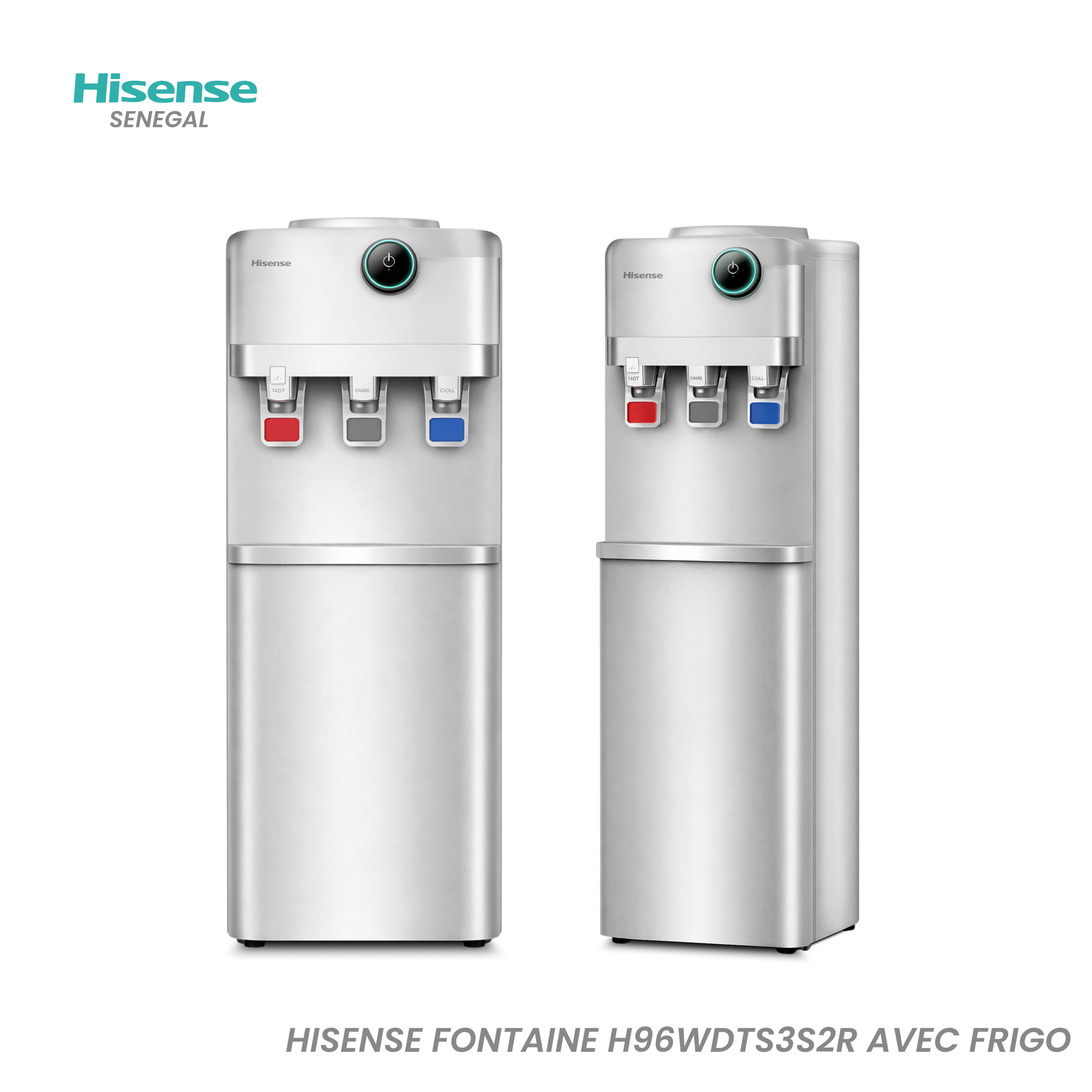 Hisense Fontaine Gris H96WDTS3S2R Avec Frigo