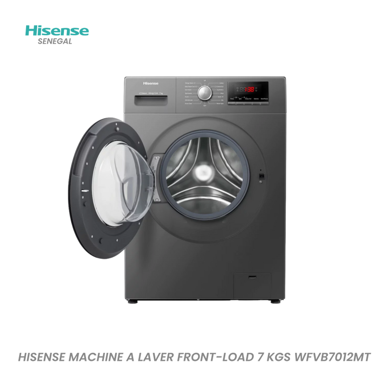 Hisense Machine à Laver Frontale 7KG - WFVB7012MT