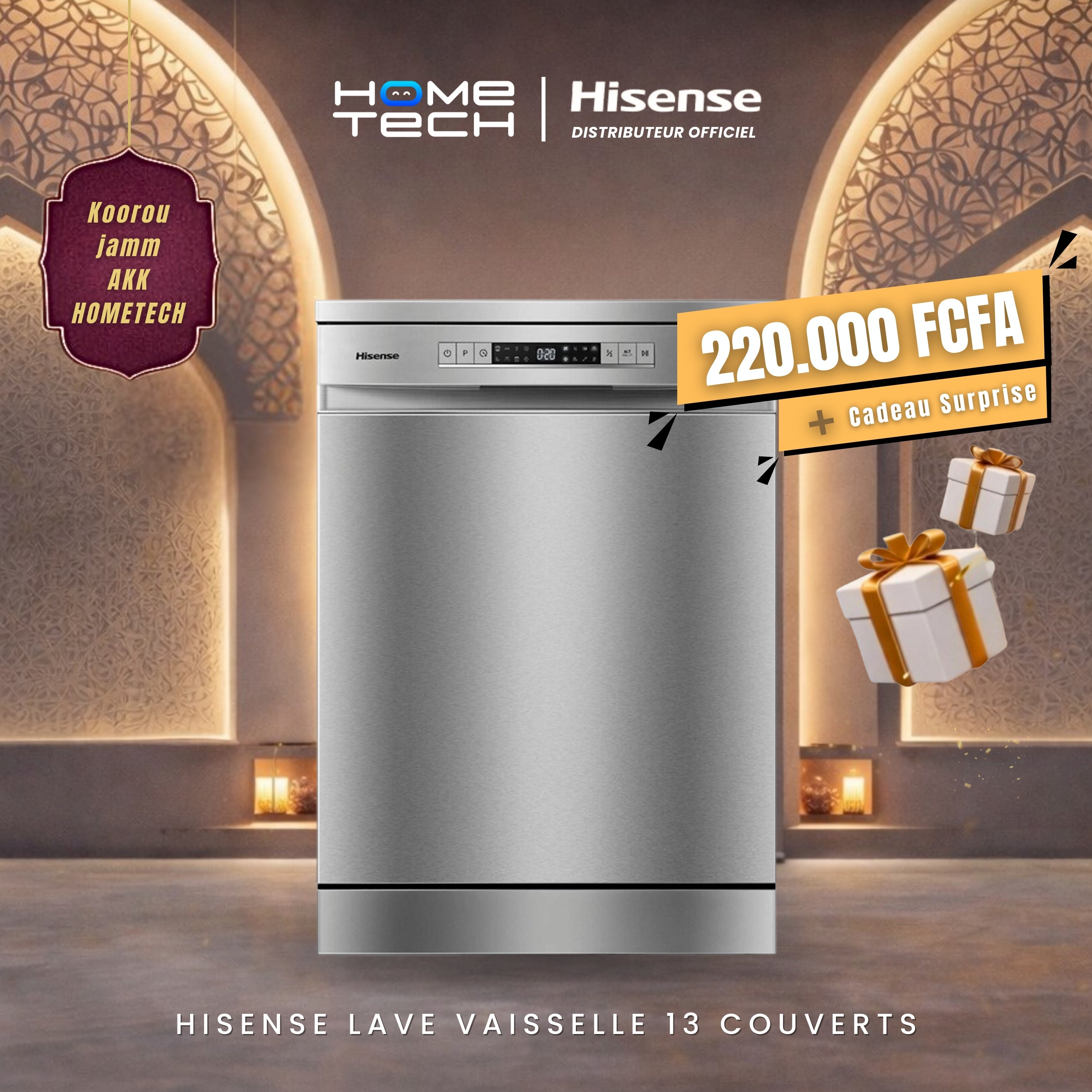 HISENSE LAVE VAISSELLE H13DETG