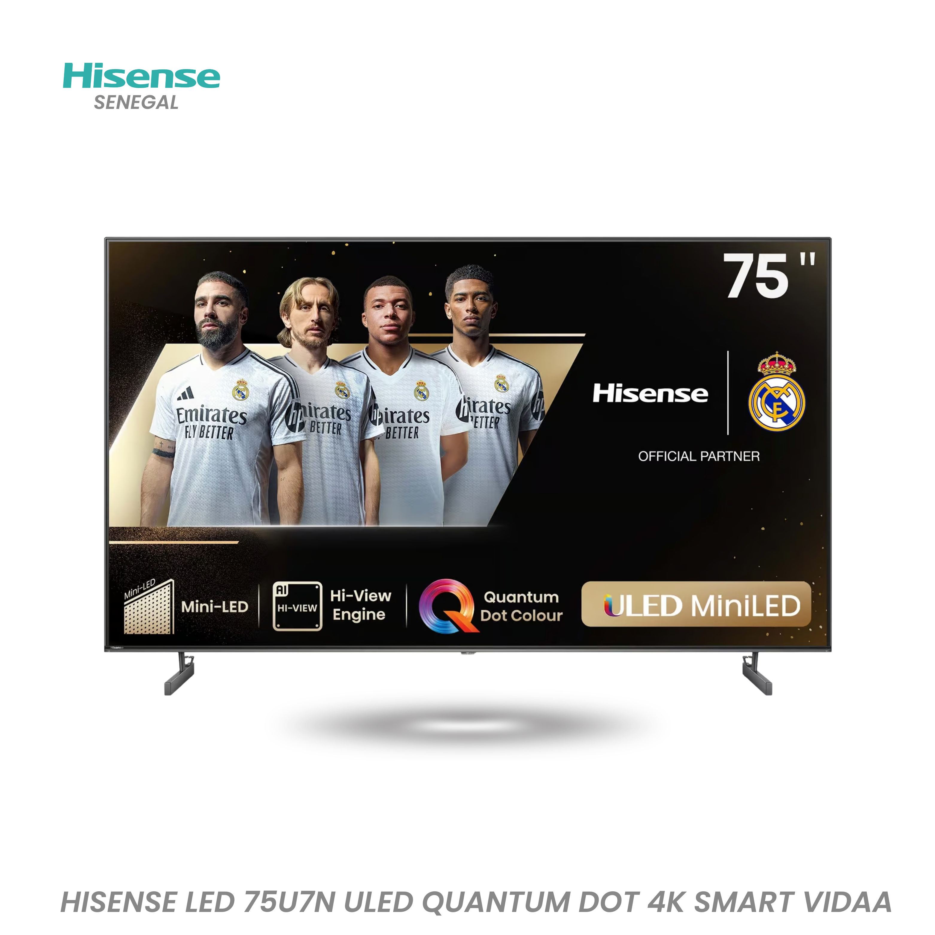 HISENSE TV 75U7N 4K SMART VIDEO