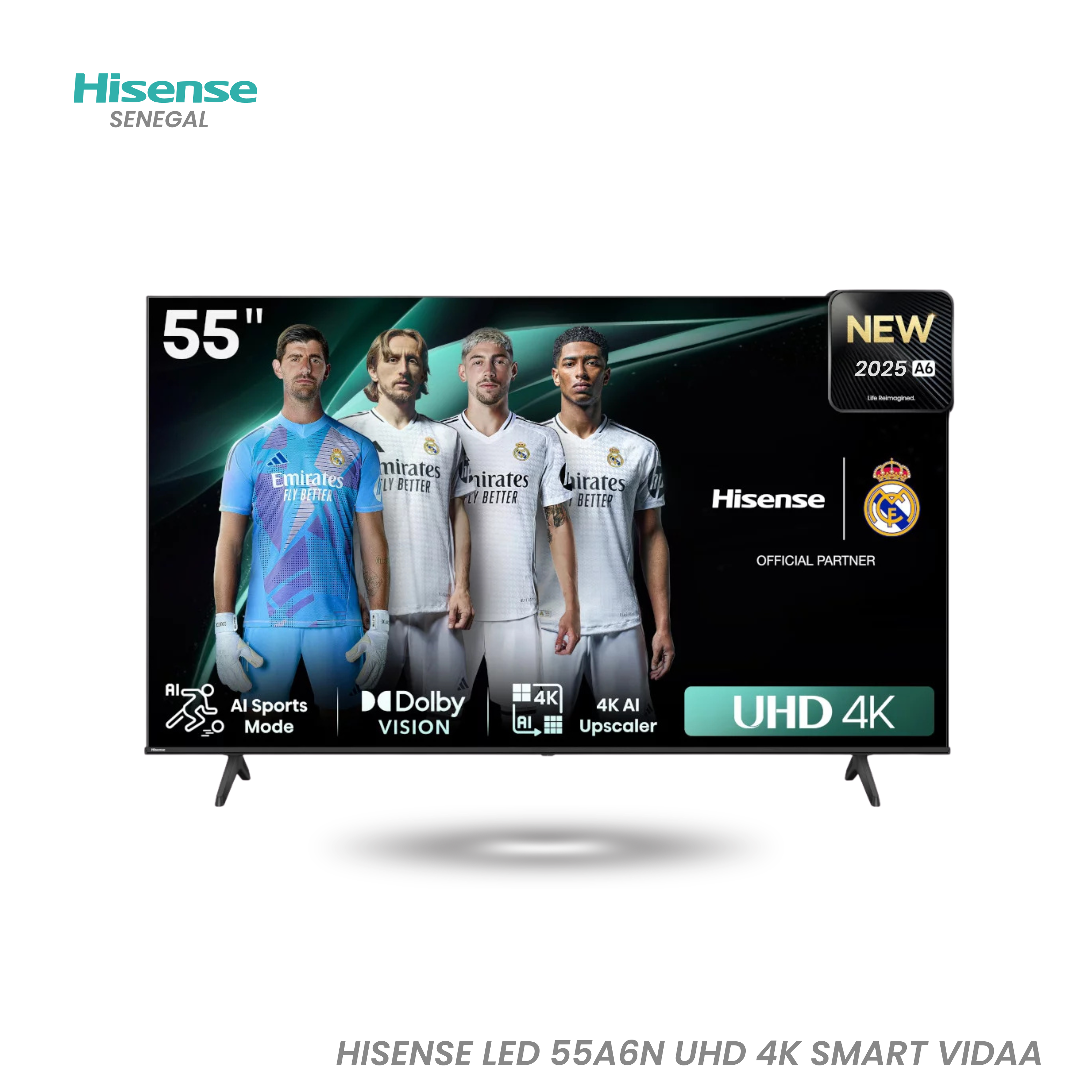 HISENSE TV 55A6N UHD 4K SMART VIDEO