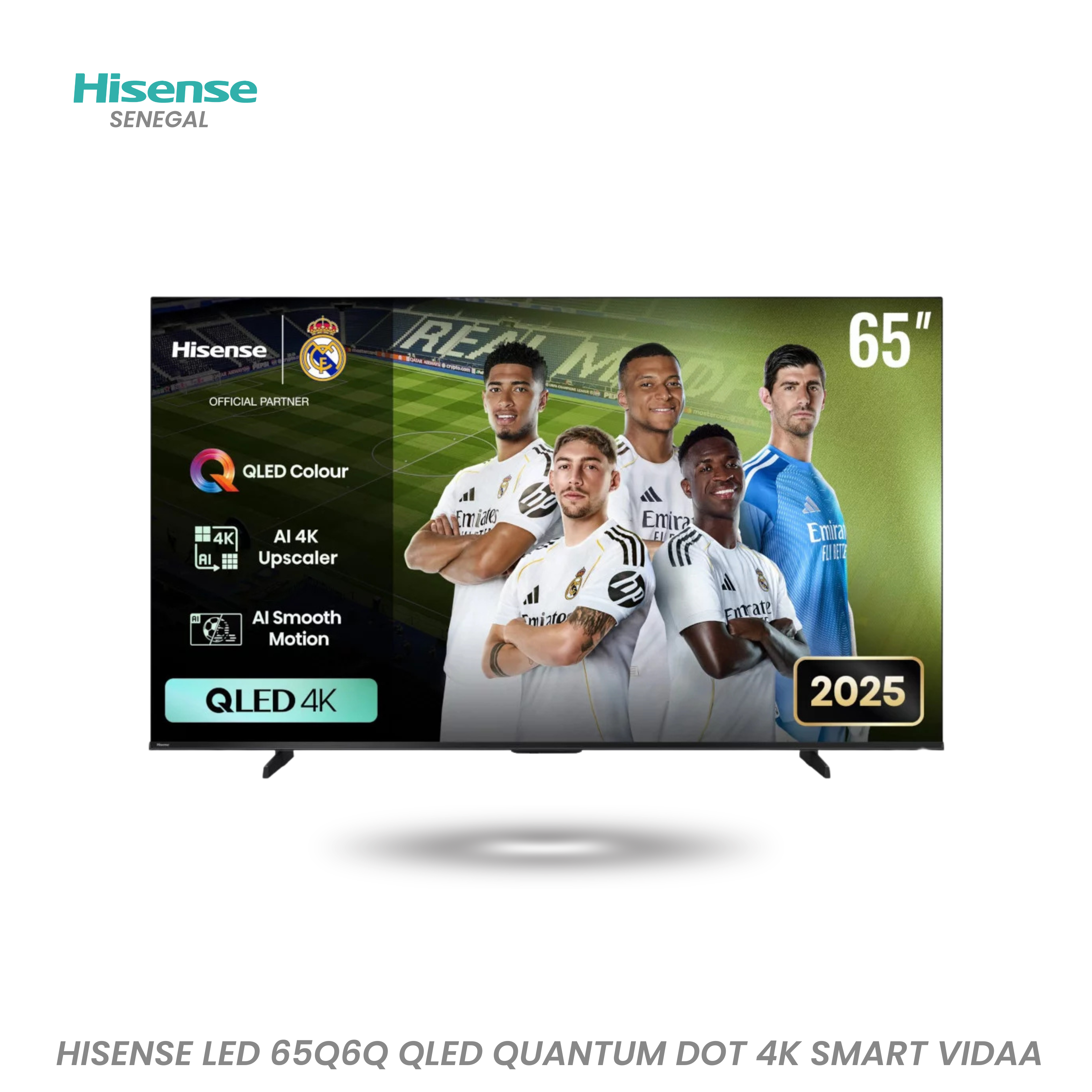 HISENSE LED 65Q6Q QLED QUANTUM DOT 4K SMART VIDEO