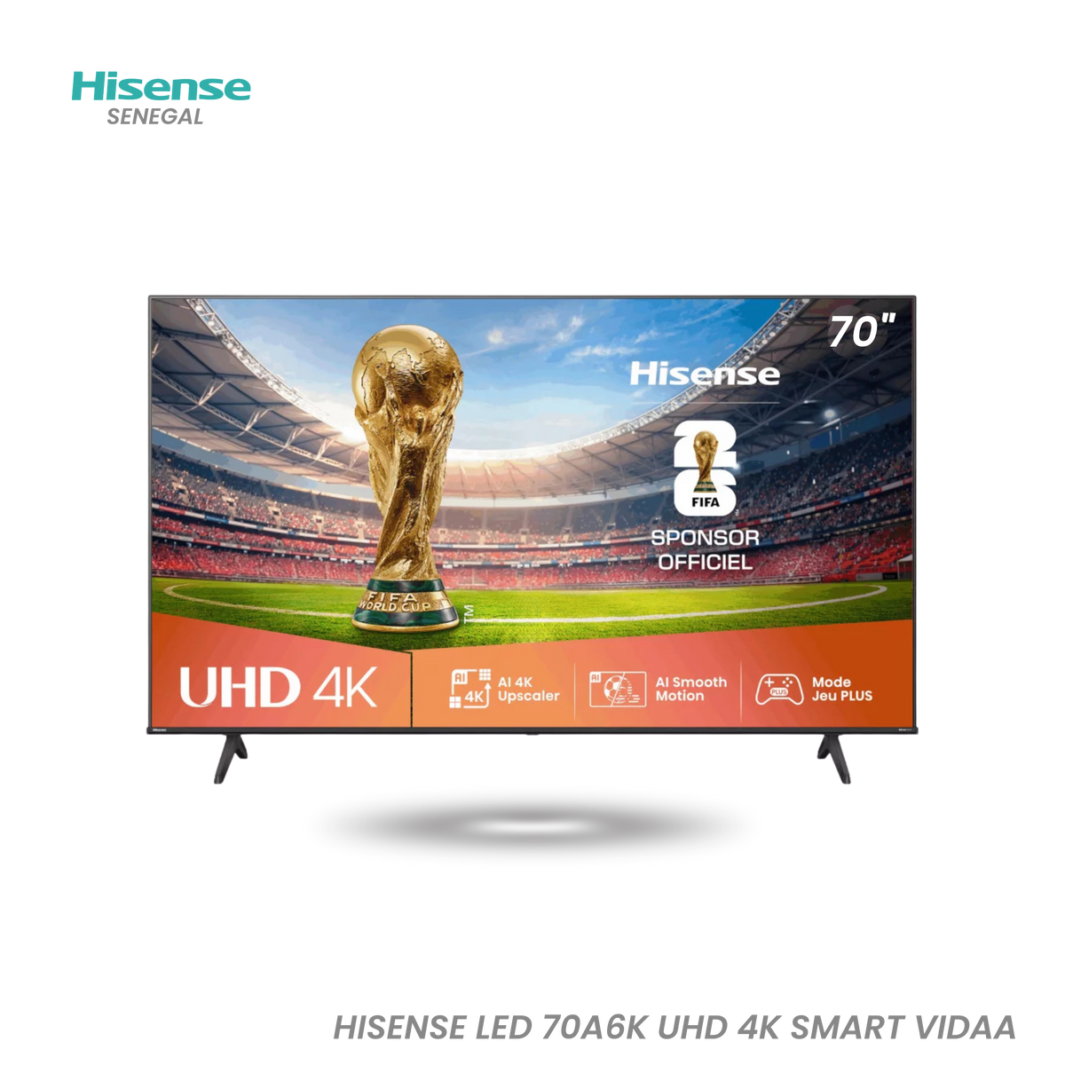 Hisense TV LED 70" Smart 4K UHD - 70A6K