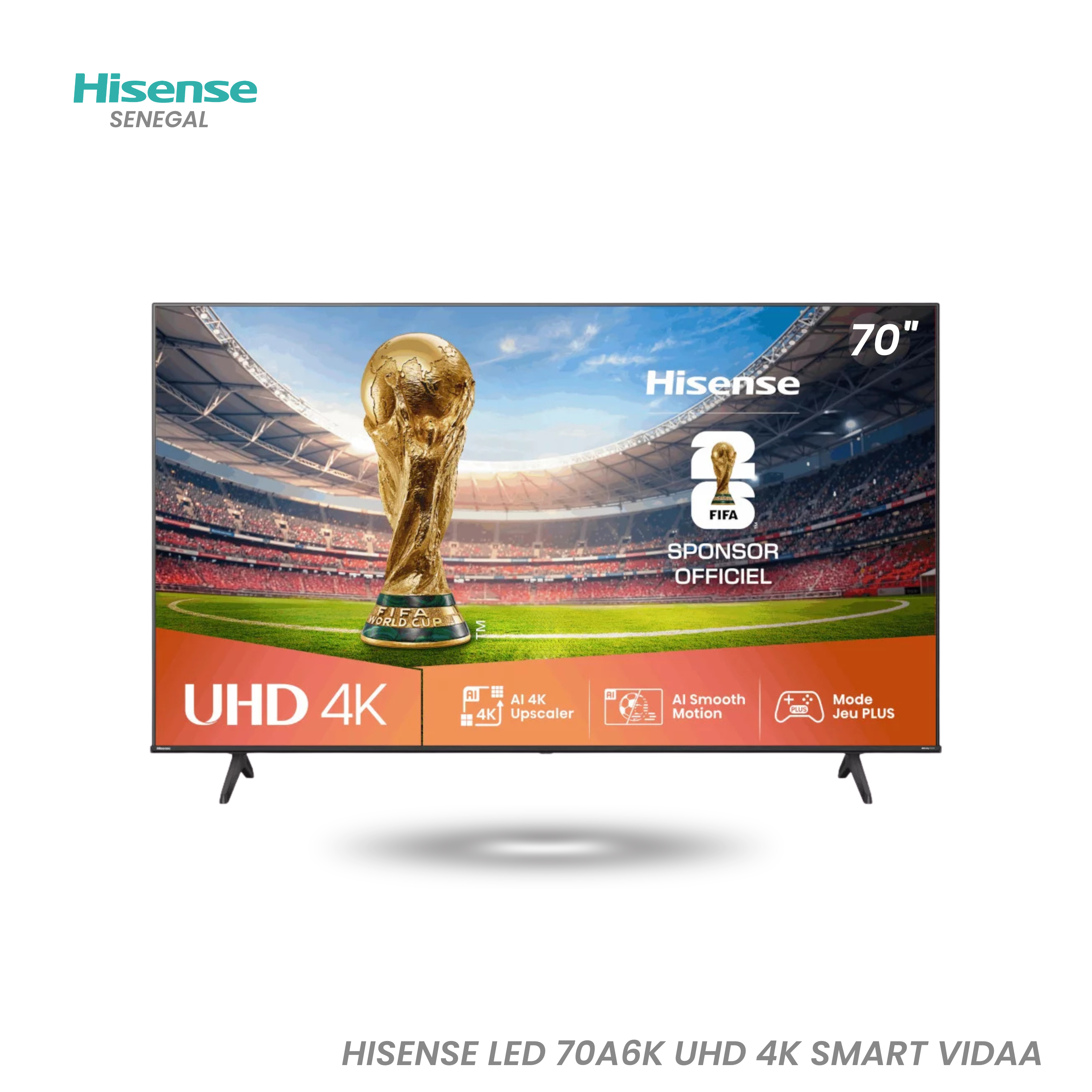 HISENSE TV 70A6K 4K SMART VIDEO