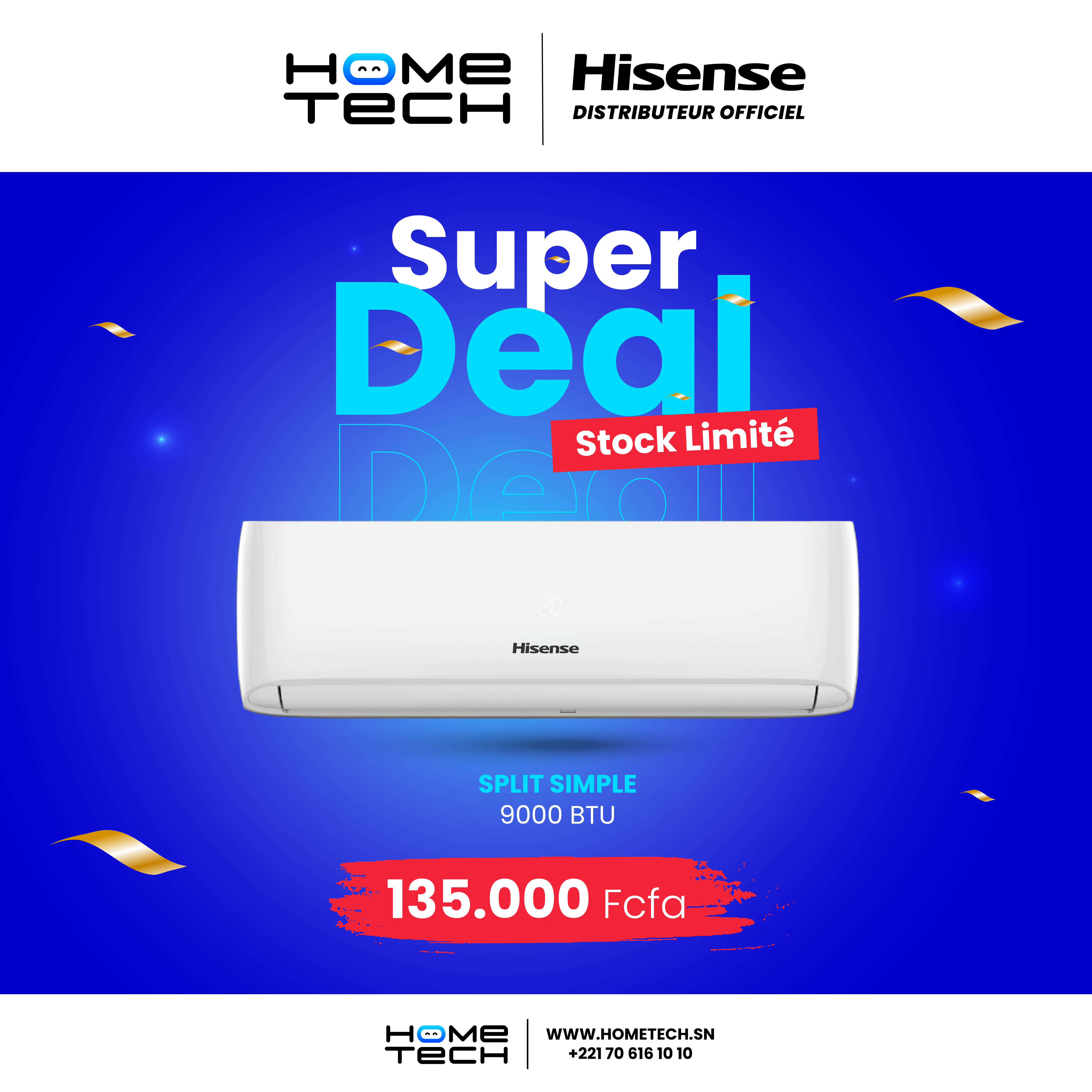 HISENSE SPLIT AS-09CR4SYCDC R410A