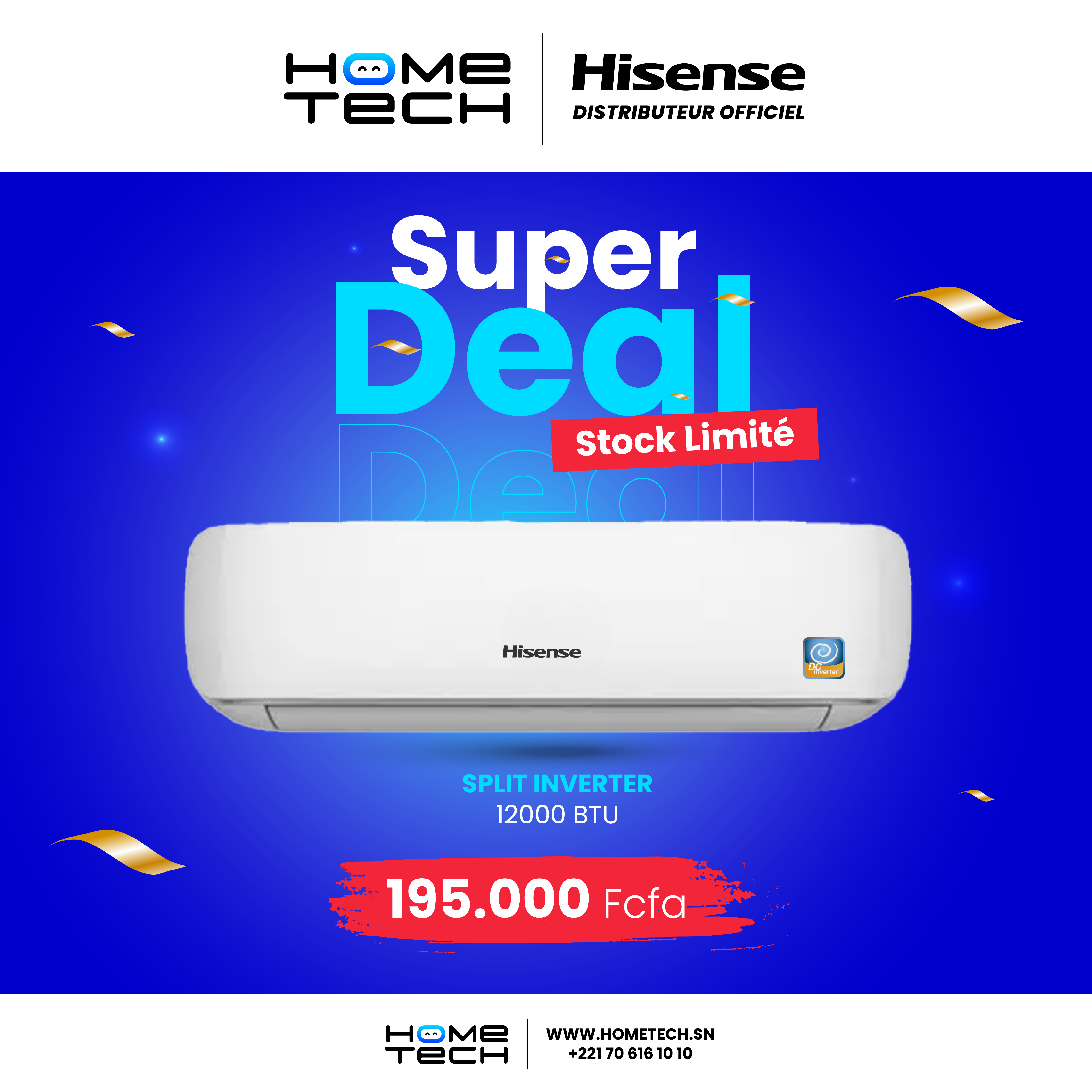 HISENSE SPLIT INVERTER AS-12TR4SYETG R410A