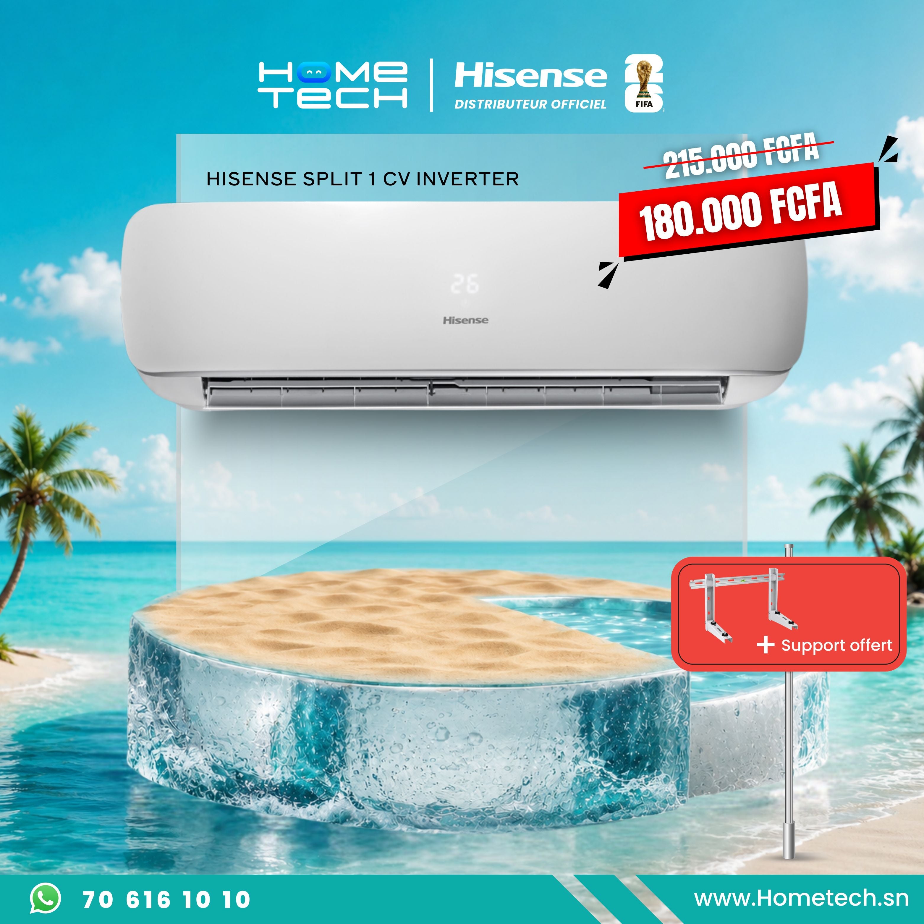 Hisense Split Inverter 1 CV - AS-09TR4SYDTG