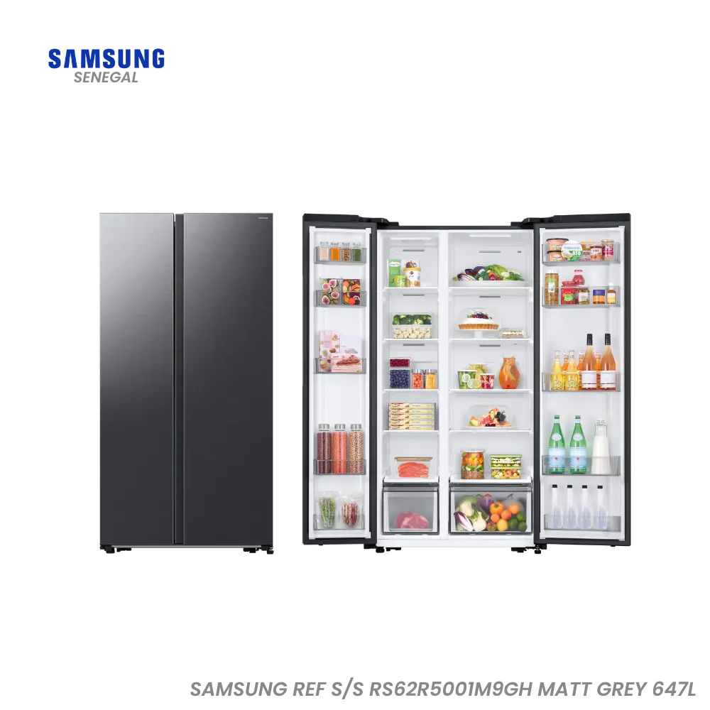 SAMSUNG REF S/S RS62R5001M9GH MATT GREY 647L Hometech SA