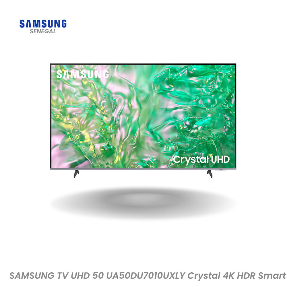 SAMSUNG TV UHD 50 UA50DU7010UXLY Crystal 4K HDR Smart