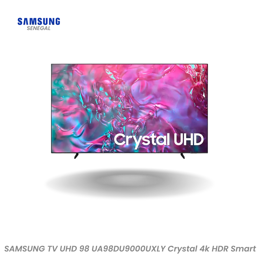 SAMSUNG TV UHD 98 UA98DU9000UXLY Crystal 4k HDR Smart Hometech SA