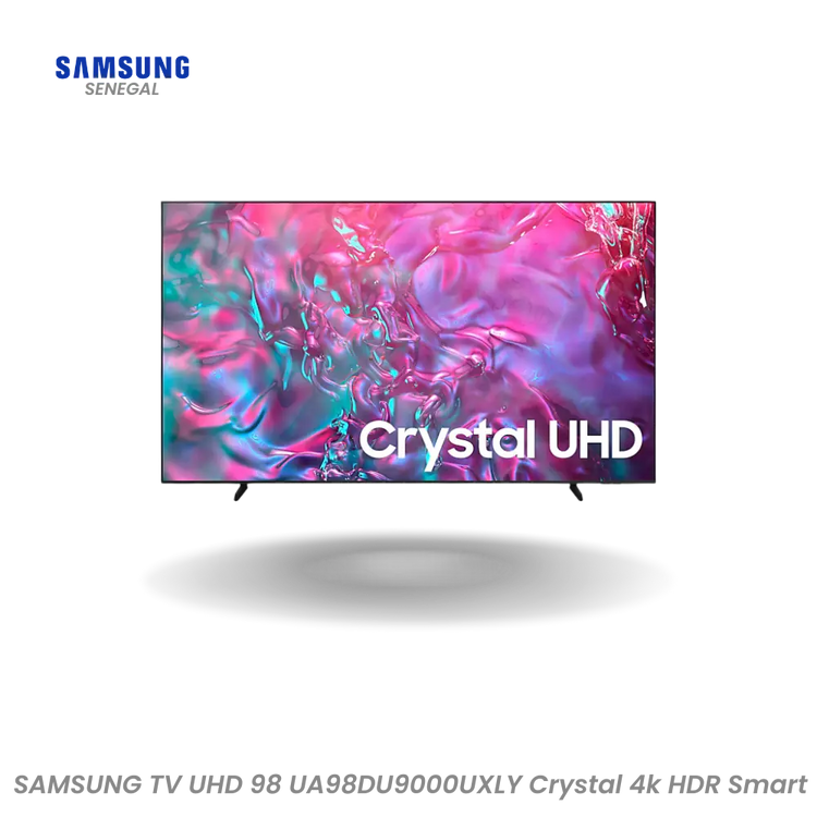 SAMSUNG TV UHD 98 UA98DU9000UXLY Crystal 4k HDR Smart Hometech SA