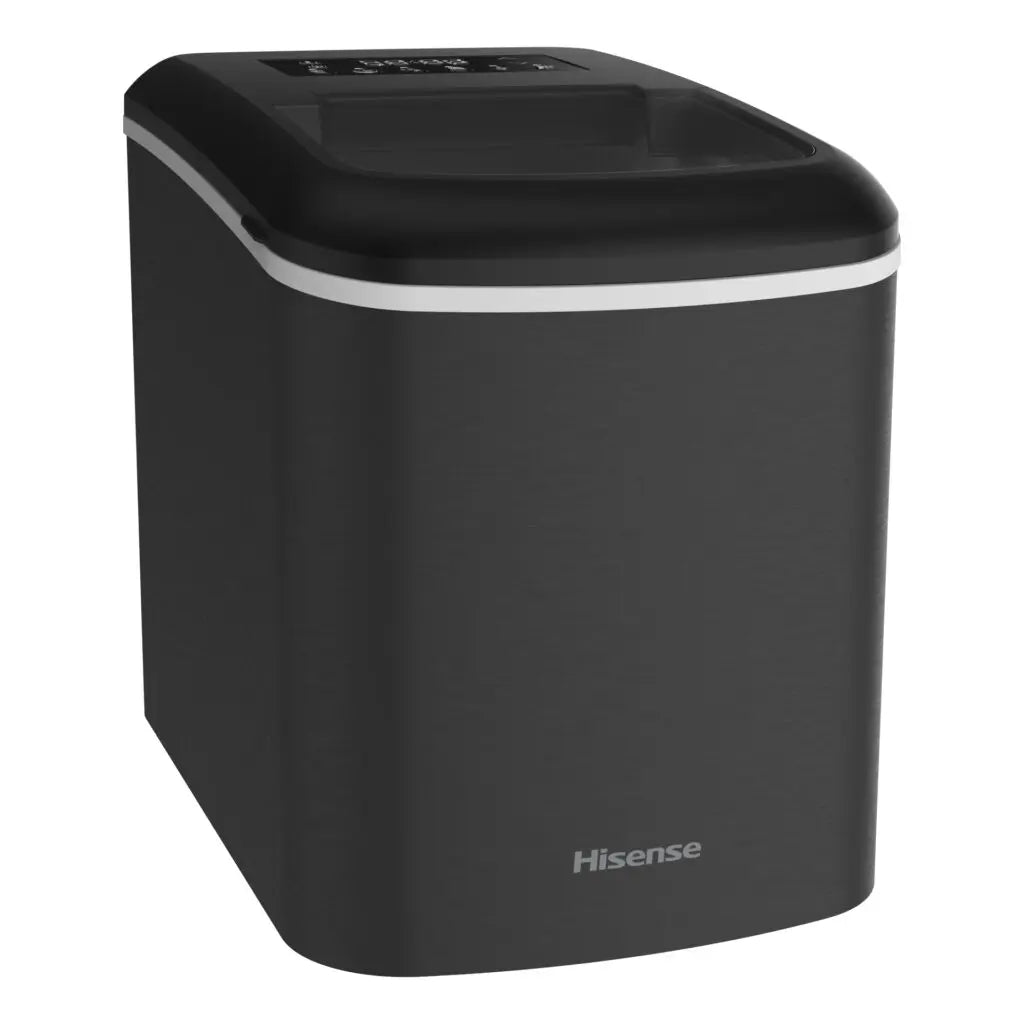 HISENSE MACHINE A GLACE 15KG NOIR-INOX Hometech SA