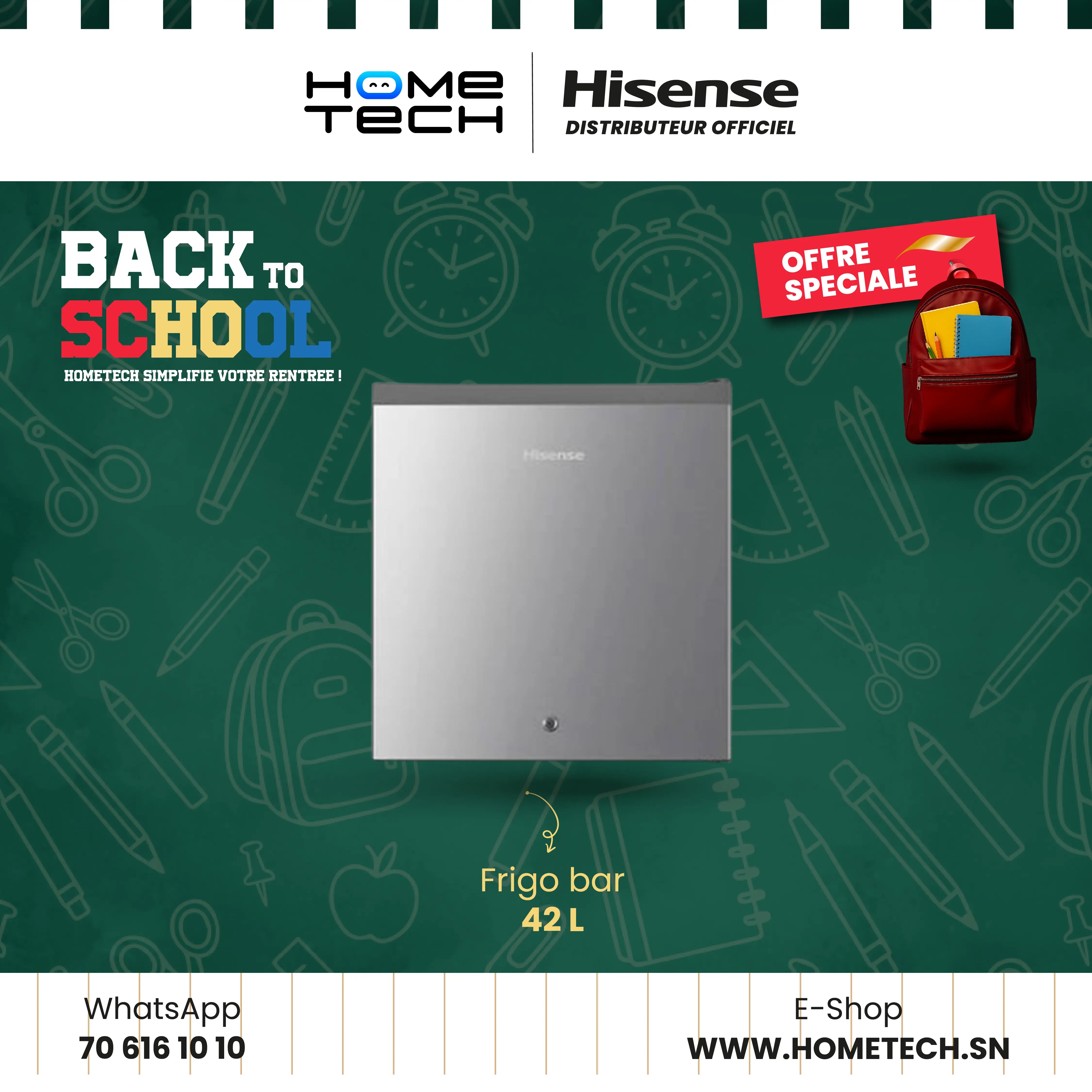 HISENSE FRIGO BAR RS-06DR4SA 42L Hometech SA